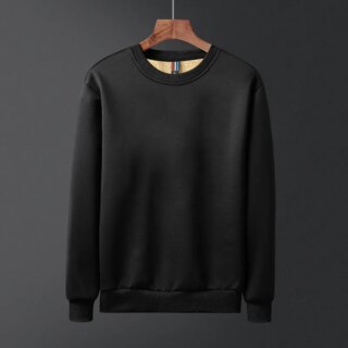 Pull polaire homme noir uni fourré