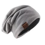 Bonnet Polaire En Tricot Uni Mixte
