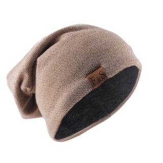 Bonnet Polaire En Tricot Uni Mixte