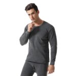 Combinaison polaire homme grise haut et bas