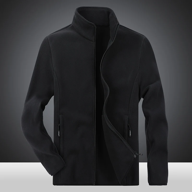 Polaire homme thermique avec fermeture à zipper