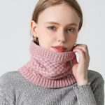 Tour de cou polaire en tricot fourré