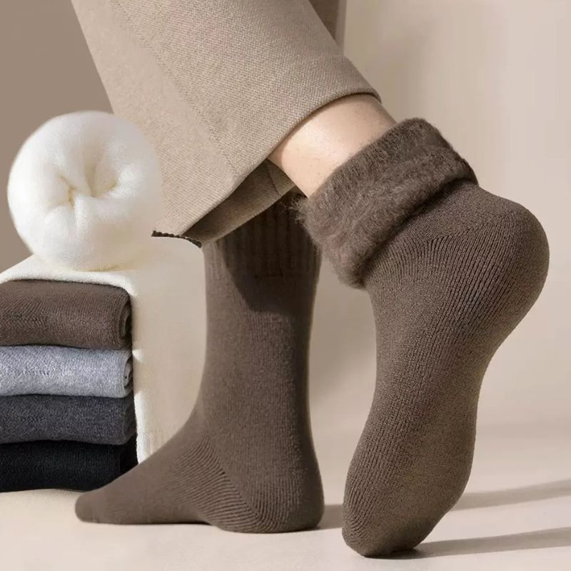 Lot de cinq paires de chaussettes polaires élégantes et confortables