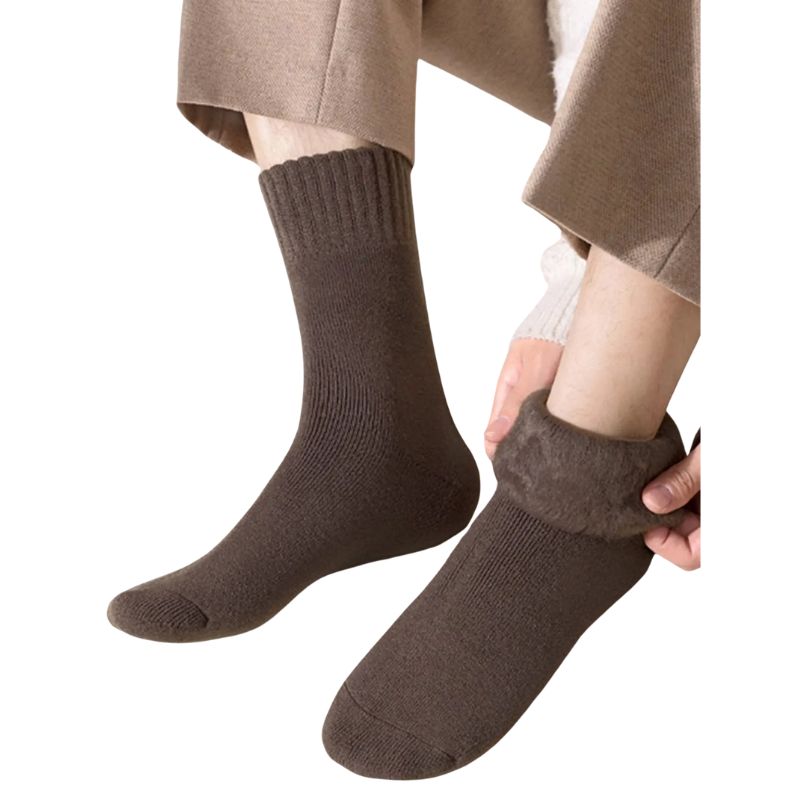 Lot de cinq paires de chaussettes polaires élégantes et confortables